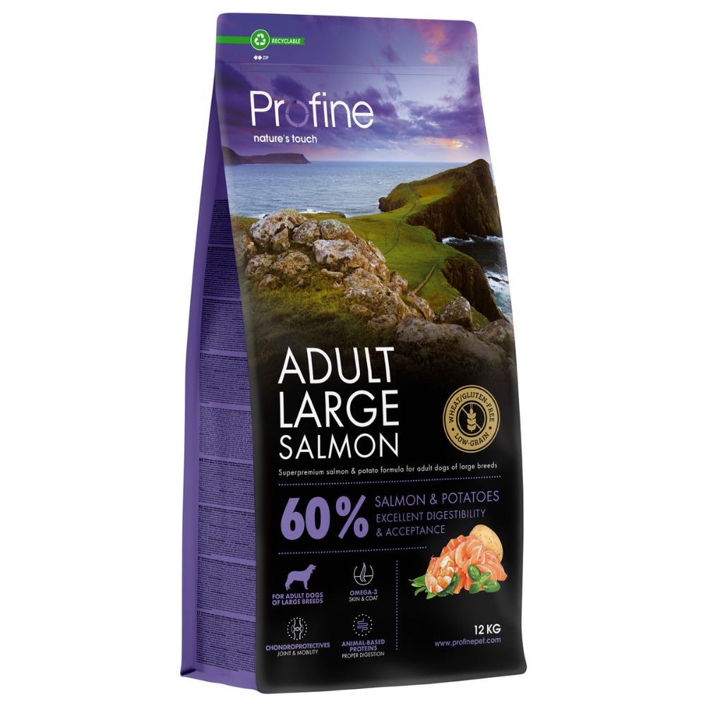Profine Large Salmon Glutensiz Somonlu Büyük Irk Yetişkin Köpek Maması 12 kgProfine