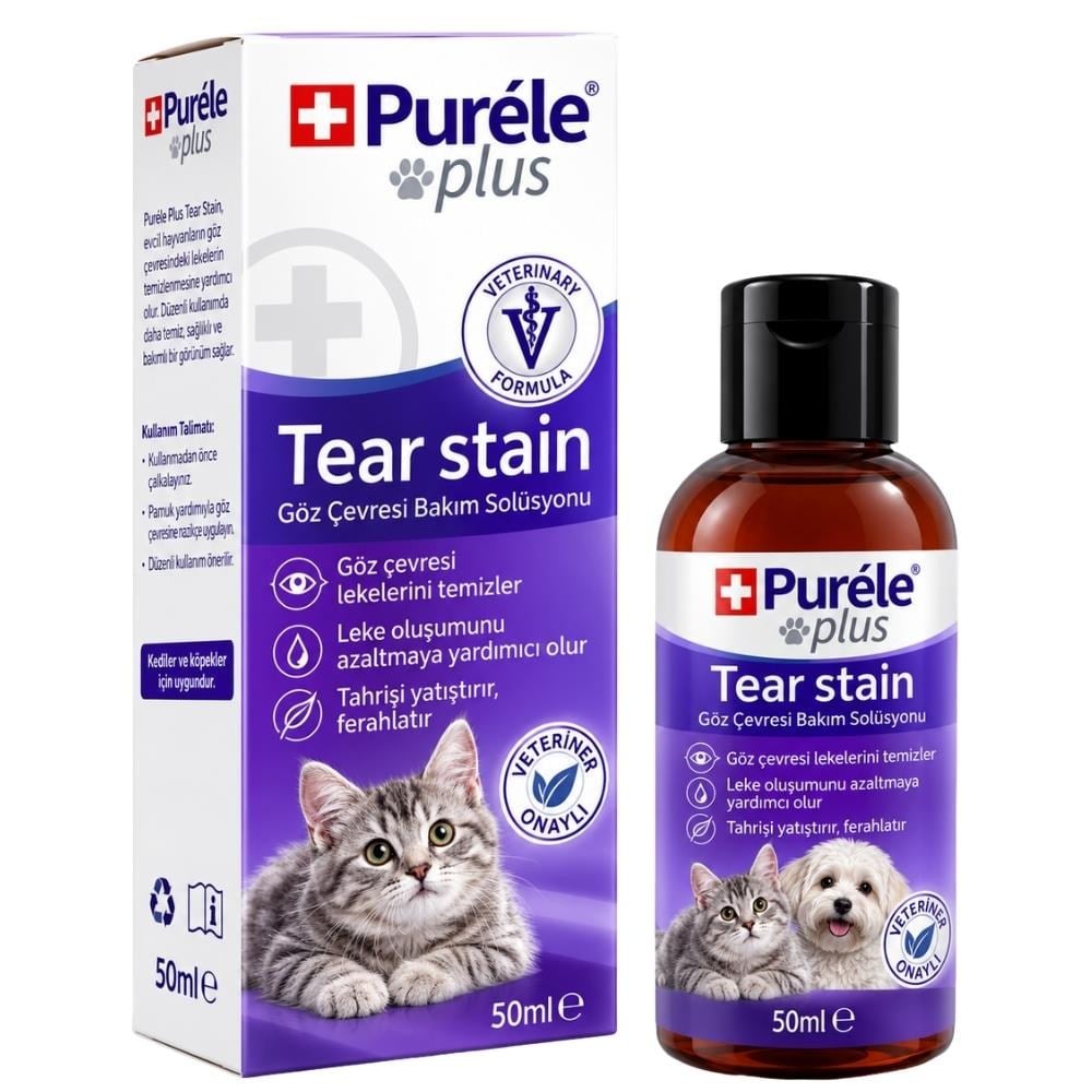 Purele Kedi ve Köpek Gözyaşı Leke Temizleyici 50 mlPurele
