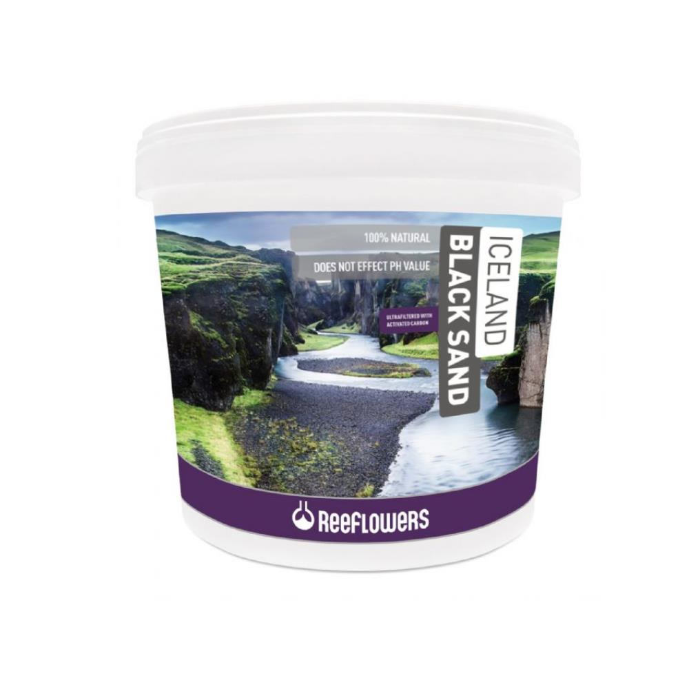 ReeFlowers Iceland Black Sand 1-2 mm  Akvaryum Kumu 25 kgReeflowers