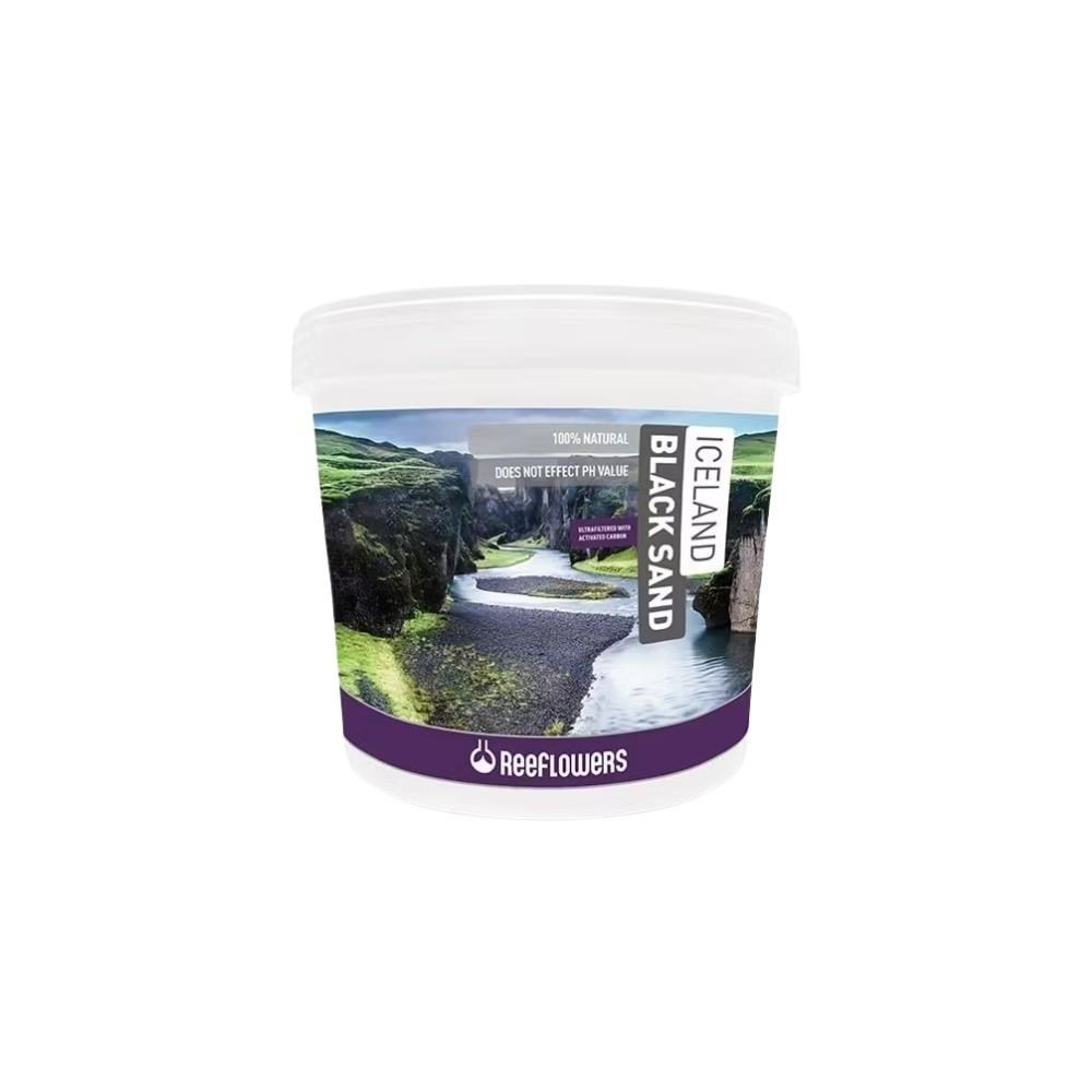 ReeFlowers Iceland Black Sand Akvaryum Kumu 3-5 mm 25 KgReeflowers