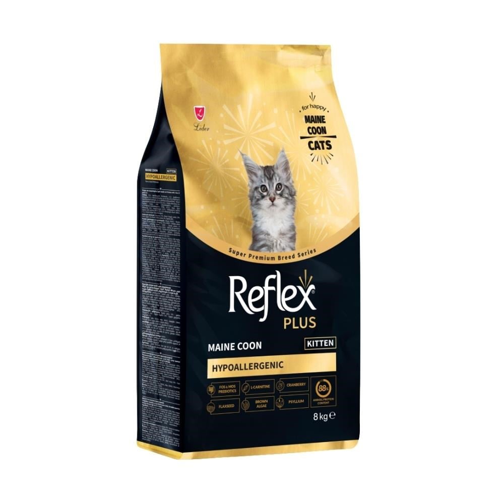 Reflex Plus Hipoalerjenik Maine Coon Yavru Kedi Maması 8 kgReflex Plus