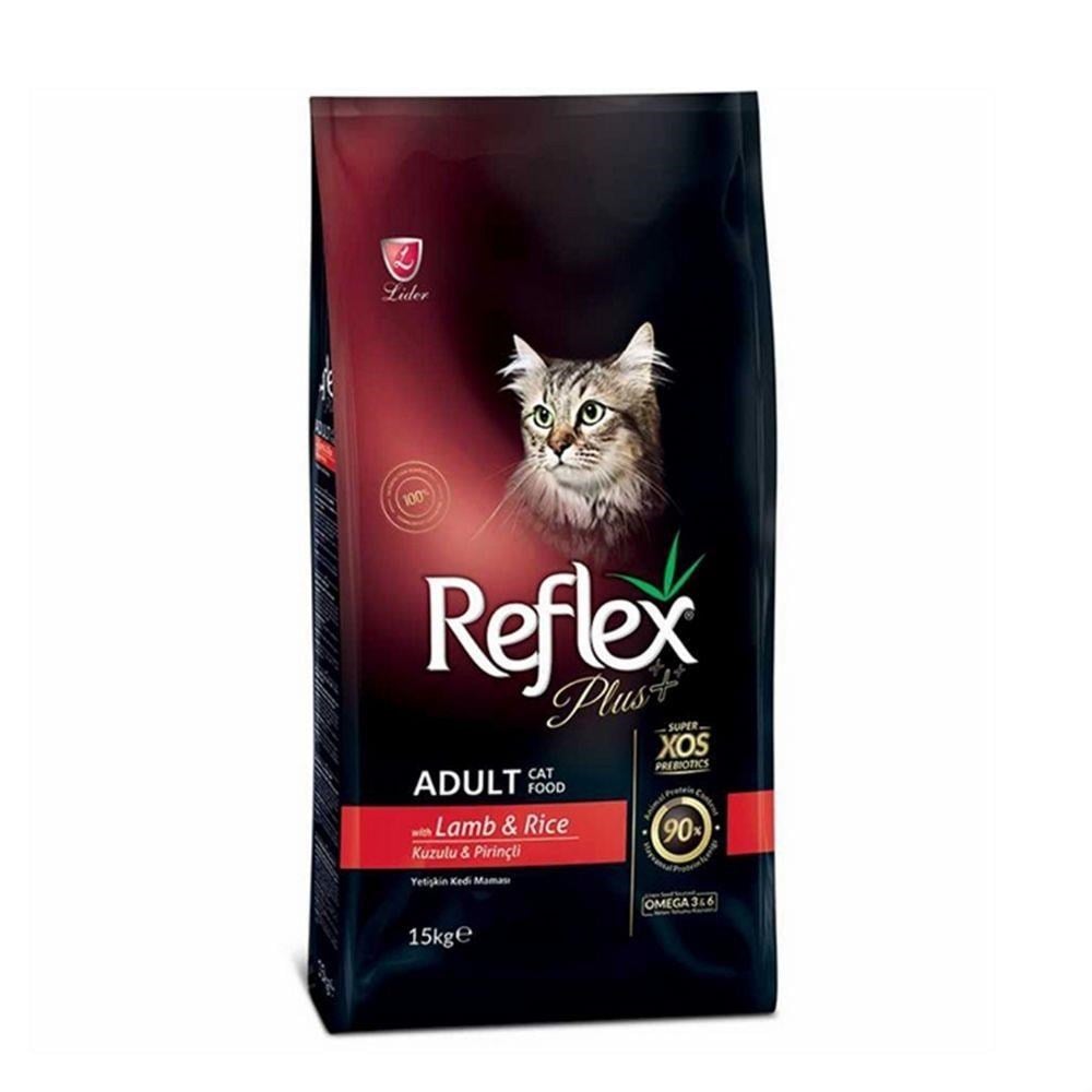 Reflex Plus Kuzu Etli ve Pirinçli Yetişkin Kedi Maması 15 kgReflex Plus