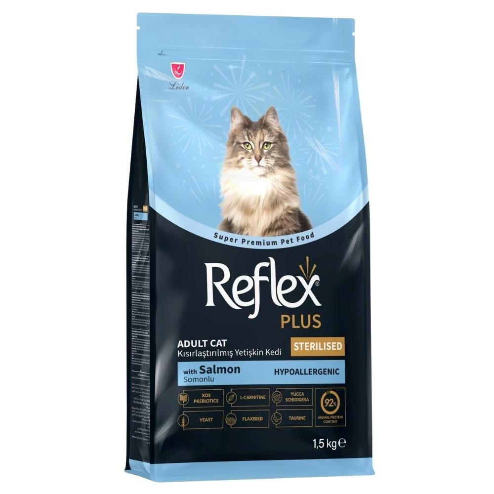 Reflex Plus Sterilised Kısırlaştırılmış Somonlu Kedi Maması 8 kgReflex Plus