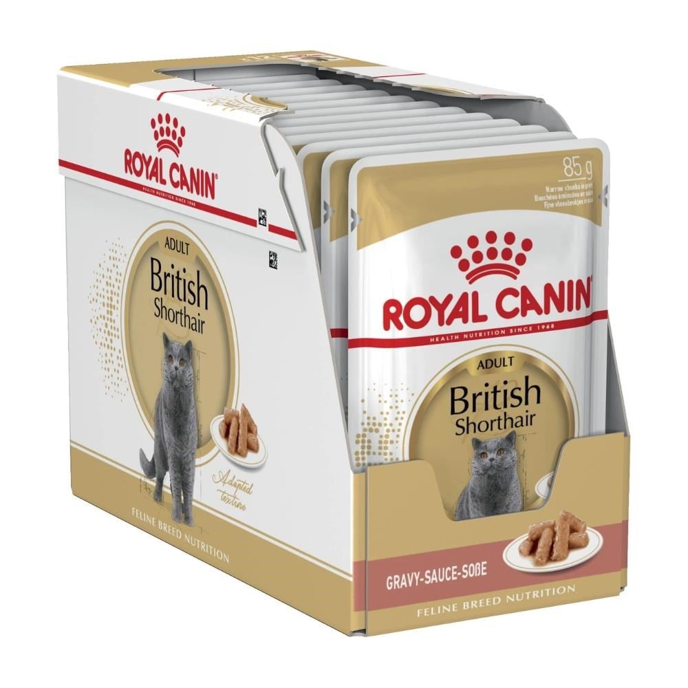 Royal Canin British Shorthair Yetişkin Yaş Kedi Maması 85 gr 12 AdetRoyal Canin