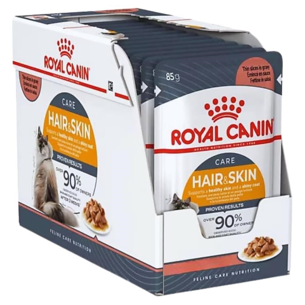 Royal Canin Hair & Skin Jelly Jöleli Yetişkin Kedi Yaş Maması 85 gr 12 AdetRoyal Canin