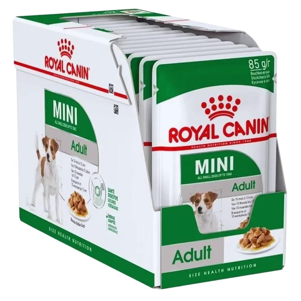 Royal Canin Mini Adult Küçük Irk Yetişkin Yaş Köpek Maması 85 gr 12 AdetRoyal Canin