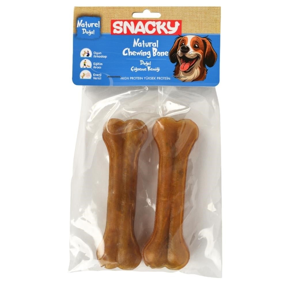 Snacky Natural Köpek Çiğneme Kemiği 13 cm 2'liSnacky