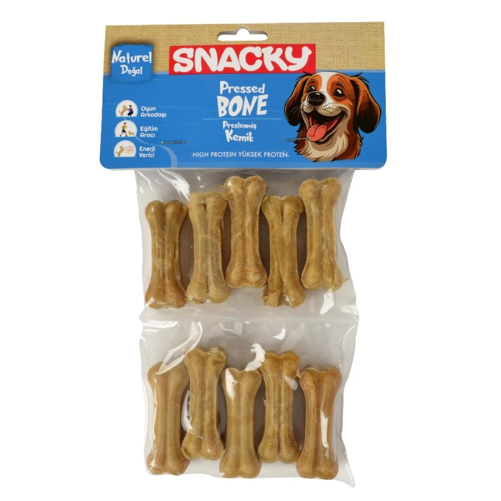Snacky Natural Köpek Çiğneme Kemiği 5 cm 10'luSnacky