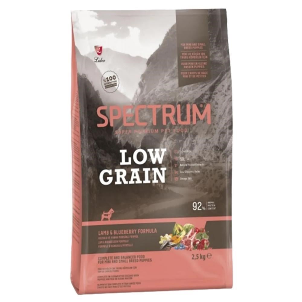 Spectrum Kuzu Etli ve Yaban Mersinli Mini ve Küçük Irk Yavru Köpek Maması 2,5 kgSpectrum