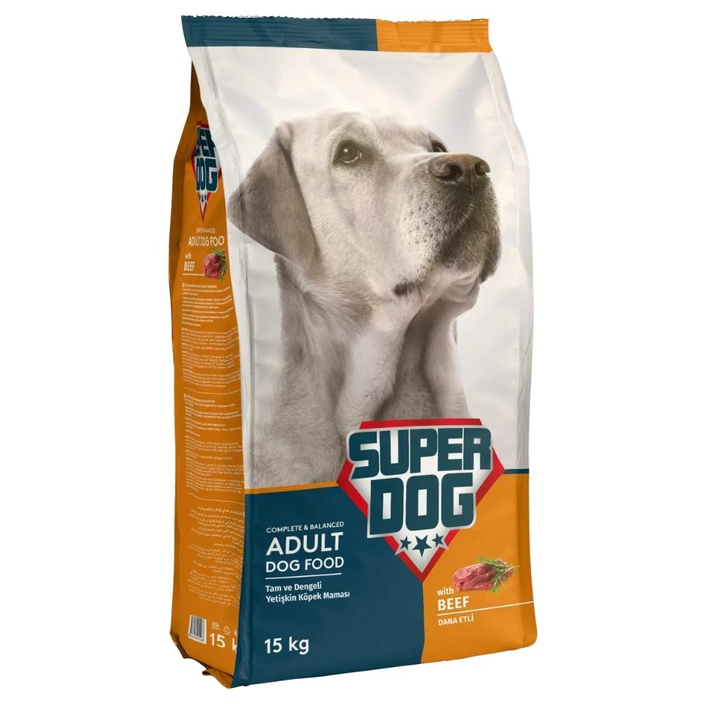 Super Dog Biftekli Yetişkin Köpek Maması 15 kgSuper Dog