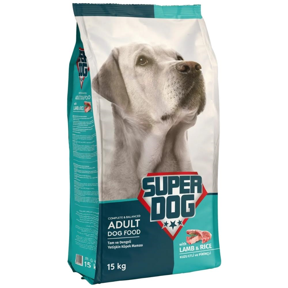 Super Dog Kuzu Etli Yetişkin Köpek Maması 15 kgSuper Dog