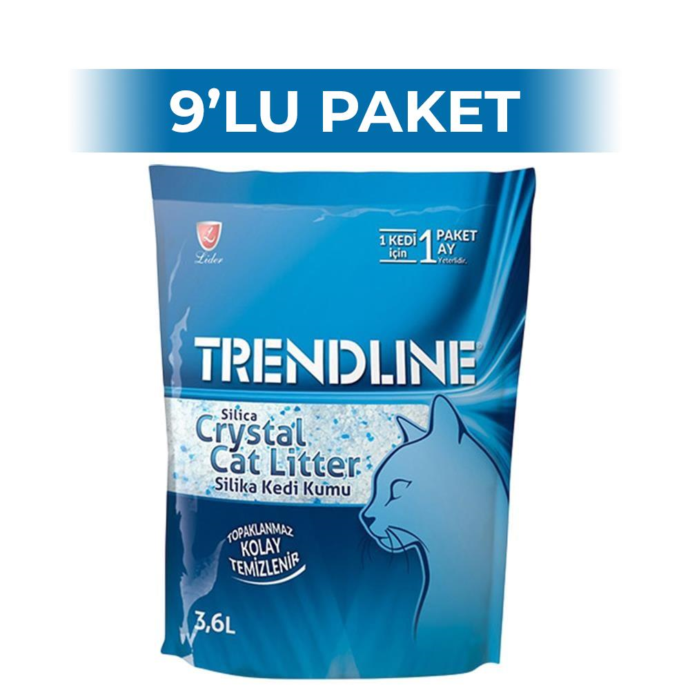 Trendline Silika Kristal Kedi Kumu 3,6 lt 9 AdetTrendline
