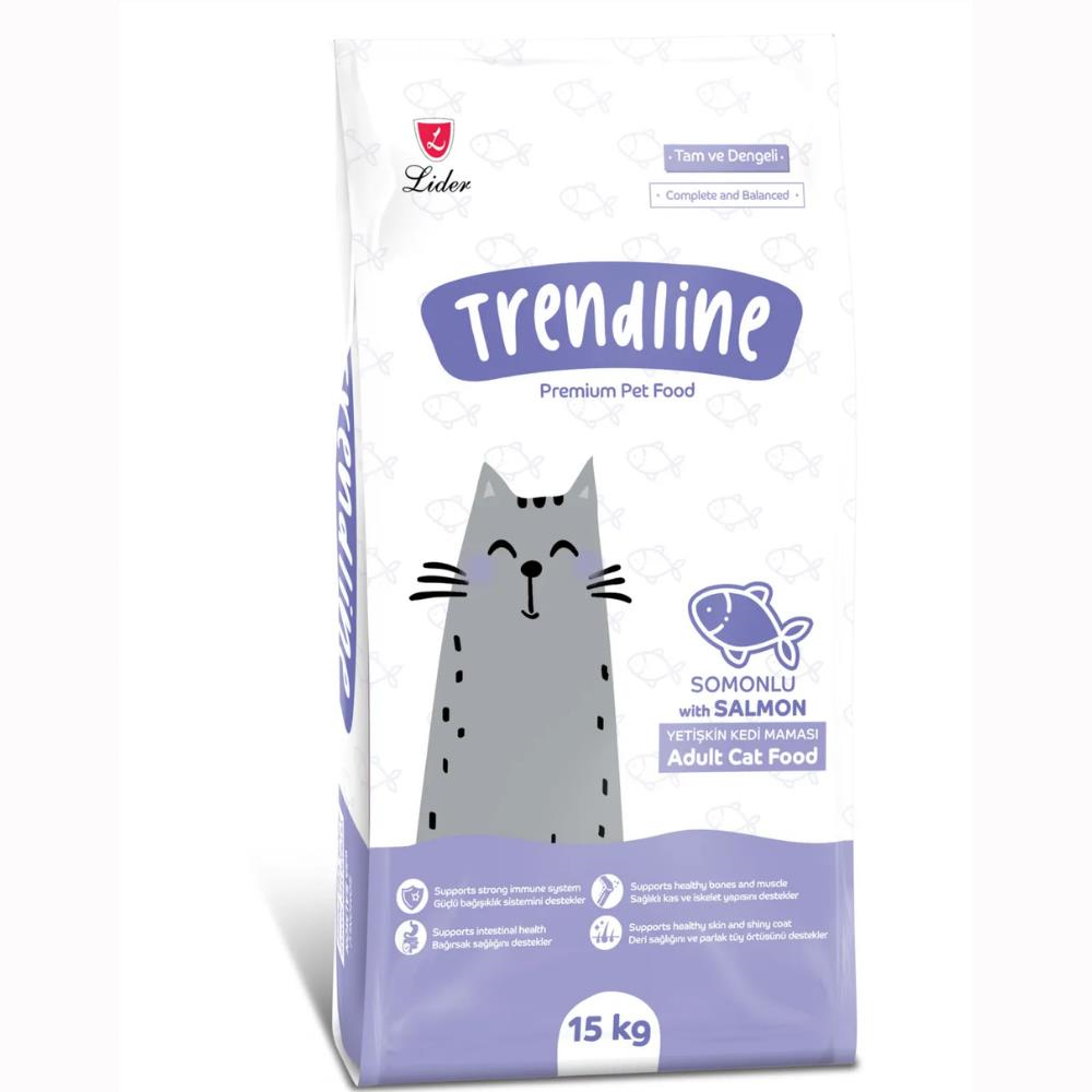 Trendline Somonlu Yetişkin Kedi Maması 15 KgTrendline