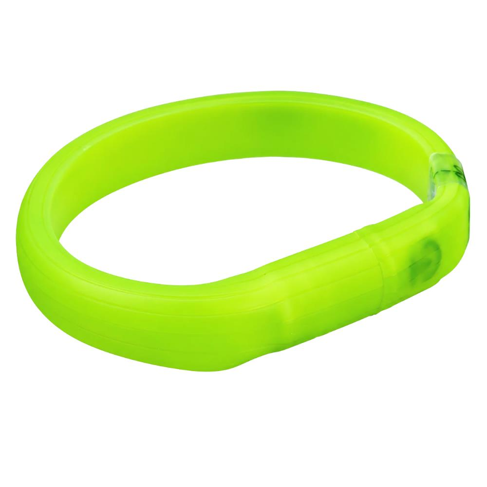 Trixie Flash Light USB Işıklı Köpek Boyun Tasması L-XL Yeşil 70 cmTrixie