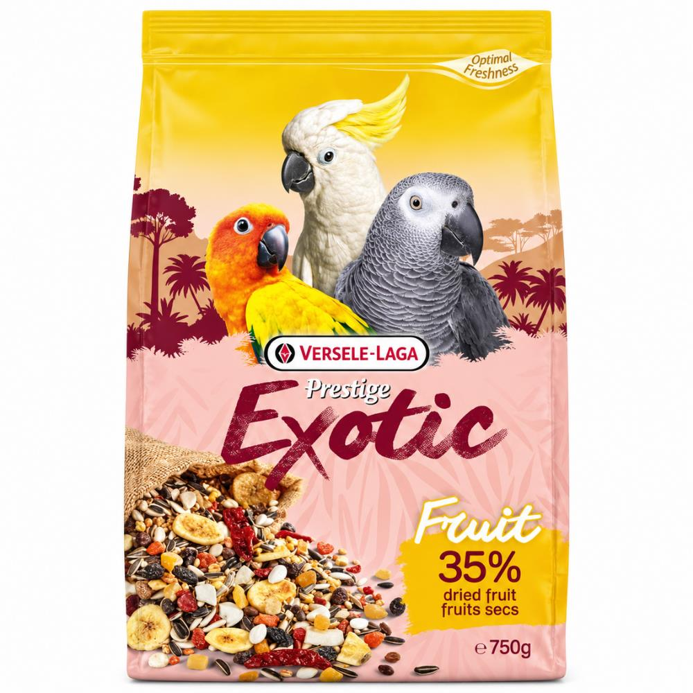 Versele-Laga Prestige Premium Exotic Fruit Meyveli Papağan Yemi 750 grVersele-Laga