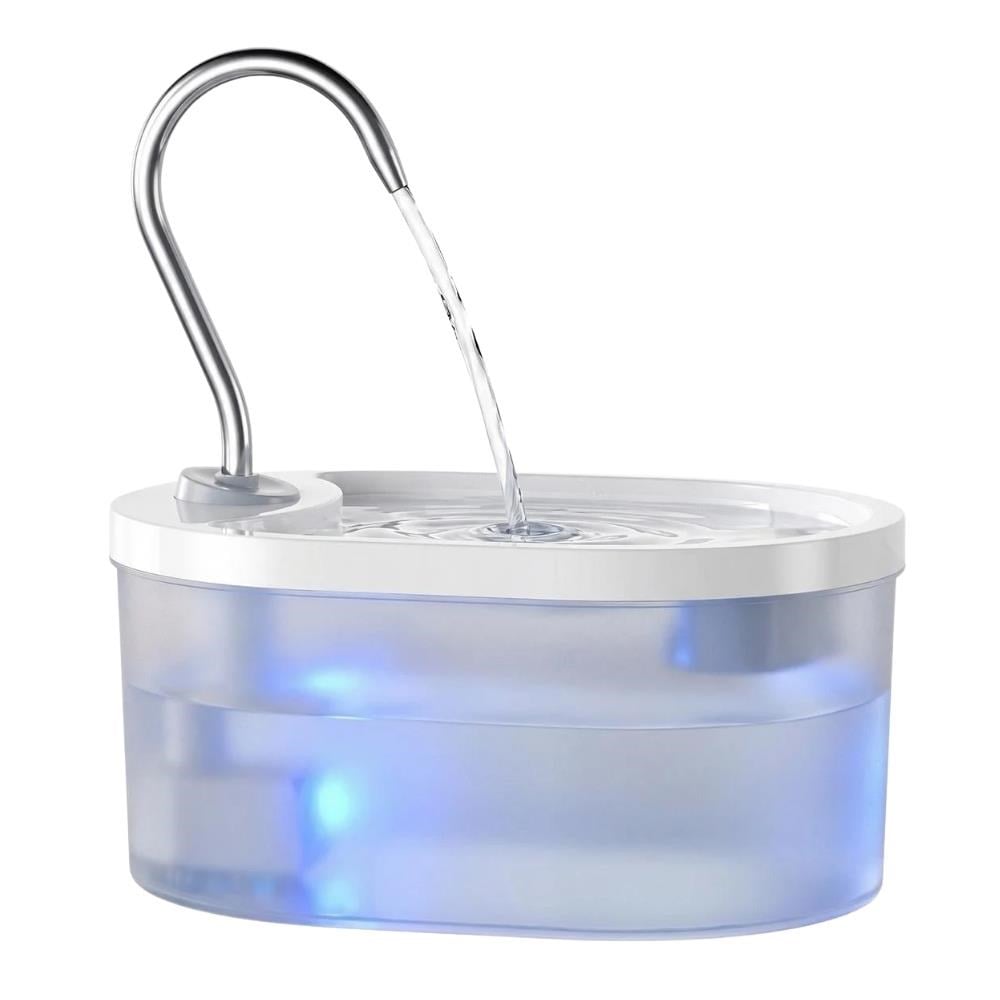 Zampa Oval Kedi ve Köpek Otomatik Su Pınarı Beyaz 3.2 ltZampa