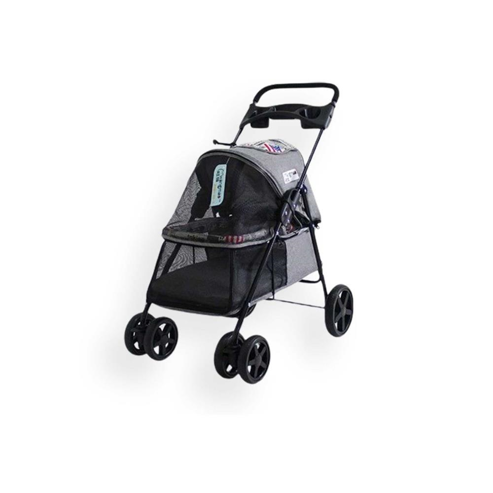 Zampa SP01-G Tourist Kedi ve Köpek Arabası Gri 46x85x91.5 cmZampa