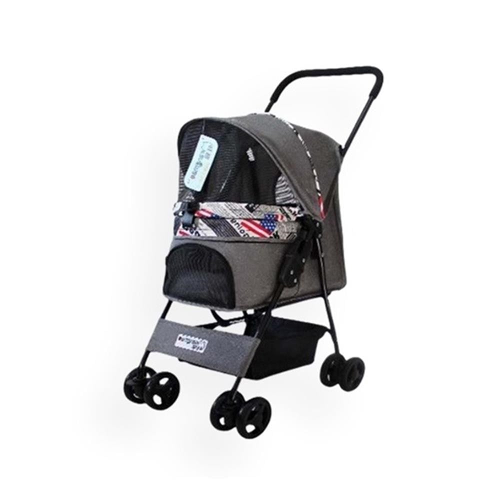 Zampa SP02XK-G Showtime Kedi ve Köpek Arabası Gri 42x69,5x88 cmZampa