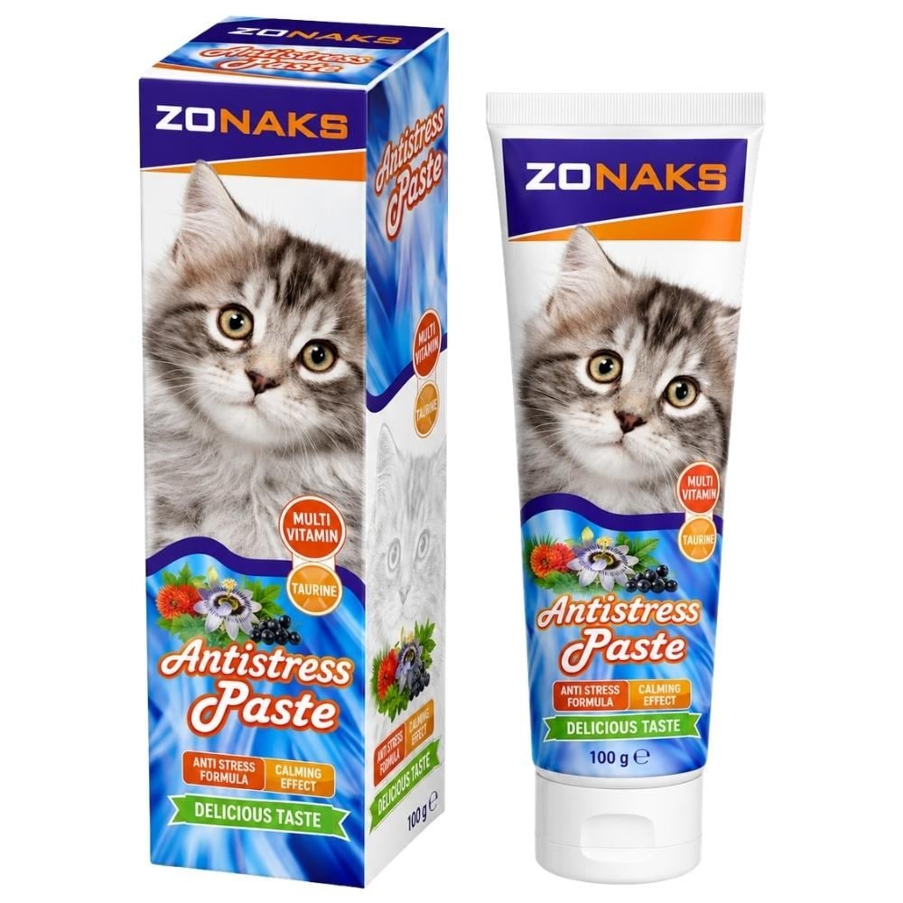 Zonaks Antistress Paste Kedi Sakinleştirici Macun 100 grZonaks