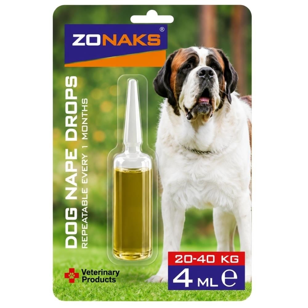 Zonaks Köpekler İçin Ense Damlası 4 ml 20-40 kgZonaks