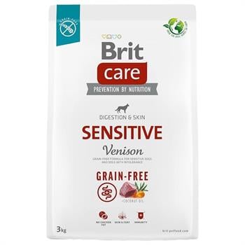 Brit Care Sensitive Digestion-Skin Geyikli Tahılsız Yetişkin Köpek Maması 3 kgBrit Care