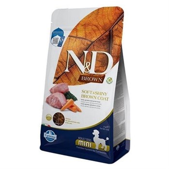 N&D Brown Kuzu Havuç Patates ve Spirulina Küçük Irk Yetişkin Köpek Maması 2 kgND