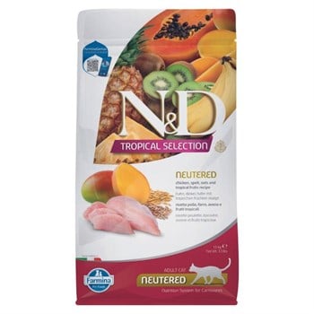 N&D Tropical Selection Sterilised Tavuklu Kısırlaştırılmış Kedi Maması 1,5 kgND