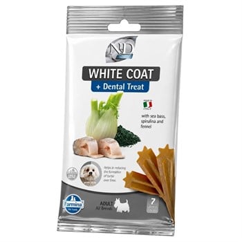N&D White Levrek Spirulina ve Rezeneli Küçük Irk Yetişkin Köpek Ödül Maması 60 gr 7'liND