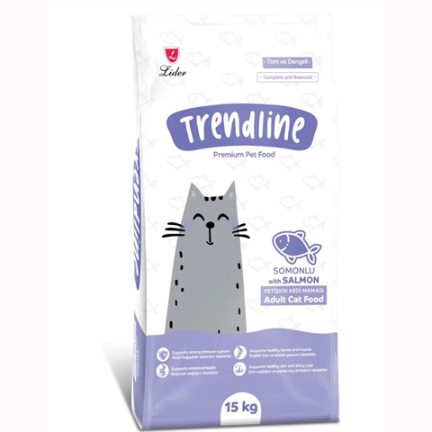 Trendline Somonlu Yetişkin Kedi Maması 15 Kg