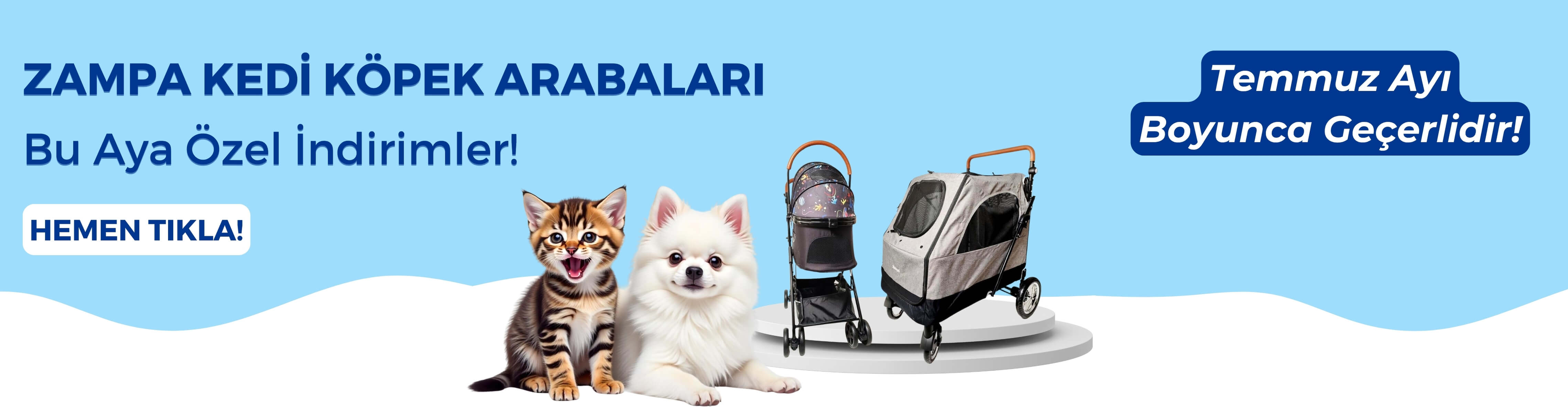 Kedi ve Köpek Arabalarında Kampanya!