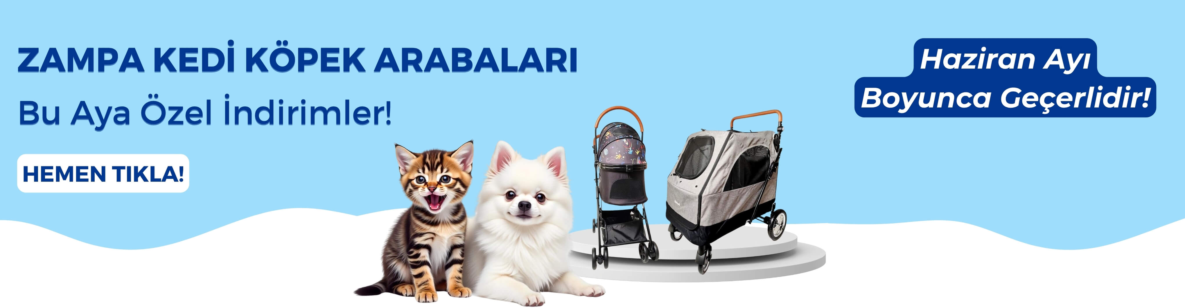 Kedi ve Köpek Arabalarında Kampanya!