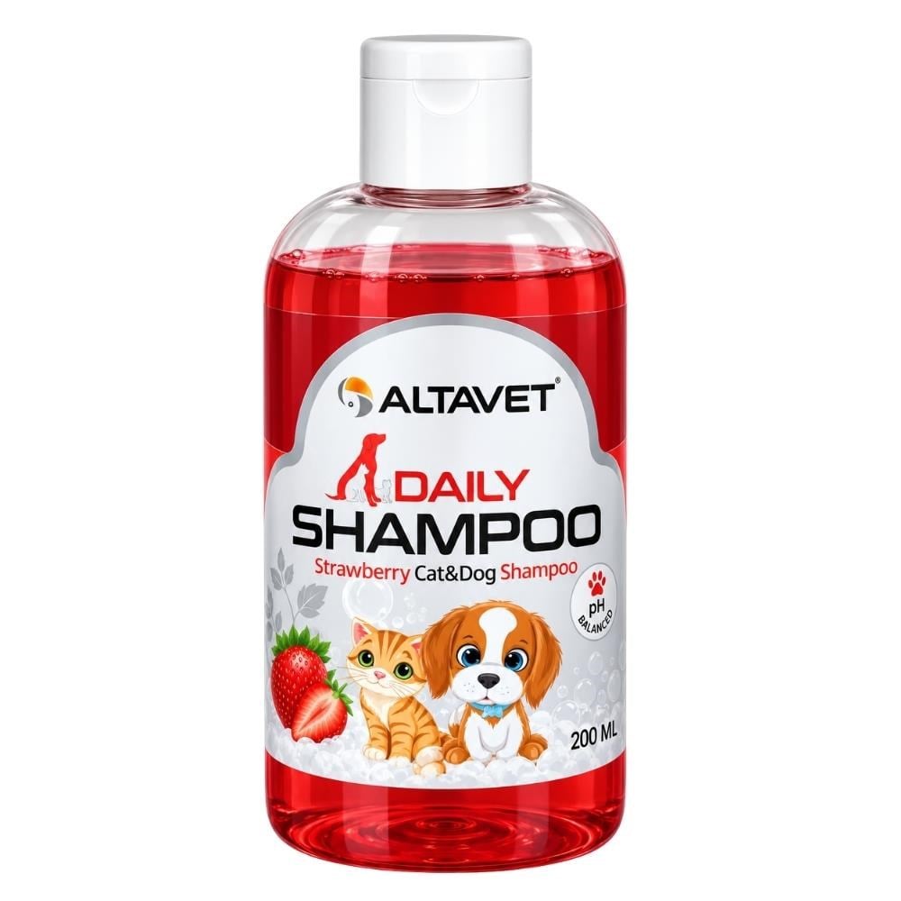 Altavet Daily Shampoo Strawberry Kedi ve Köpek Şampuanı 200 ml