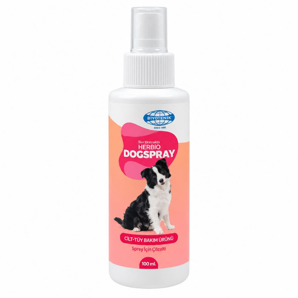 Biyoteknik Herbio Dog Köpek Cilt ve Tüy Bakım Spreyi 100 ml