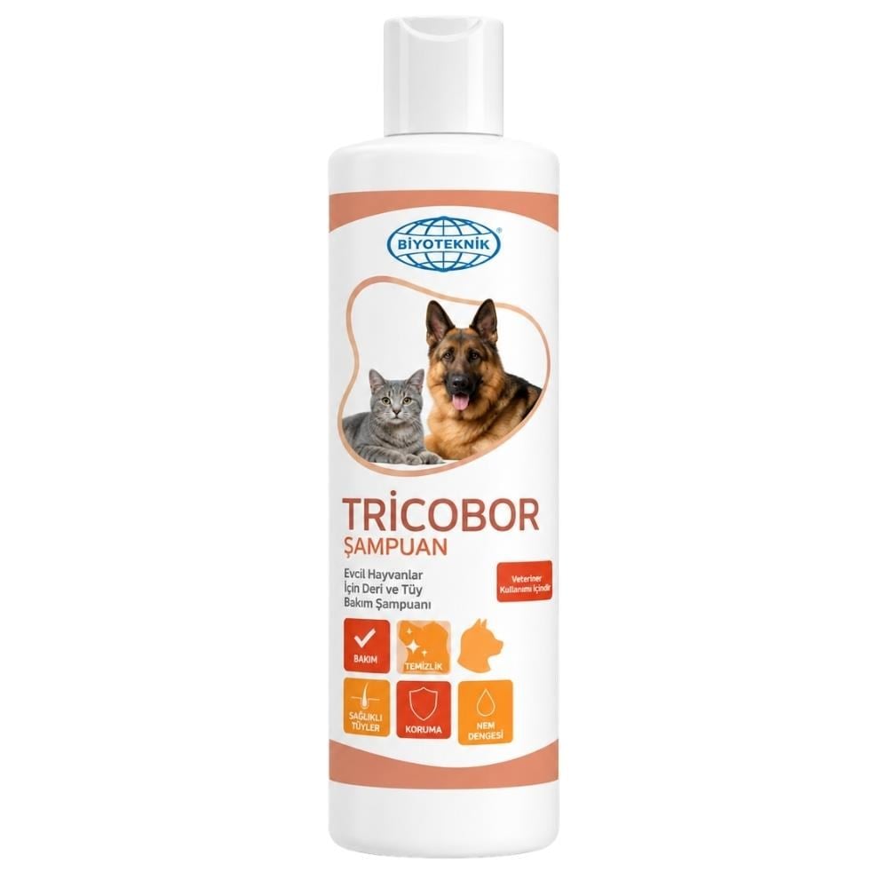 Biyoteknik Tricobor Kedi ve Köpekler İçin Deri Bakım Şampuanı 250 ml