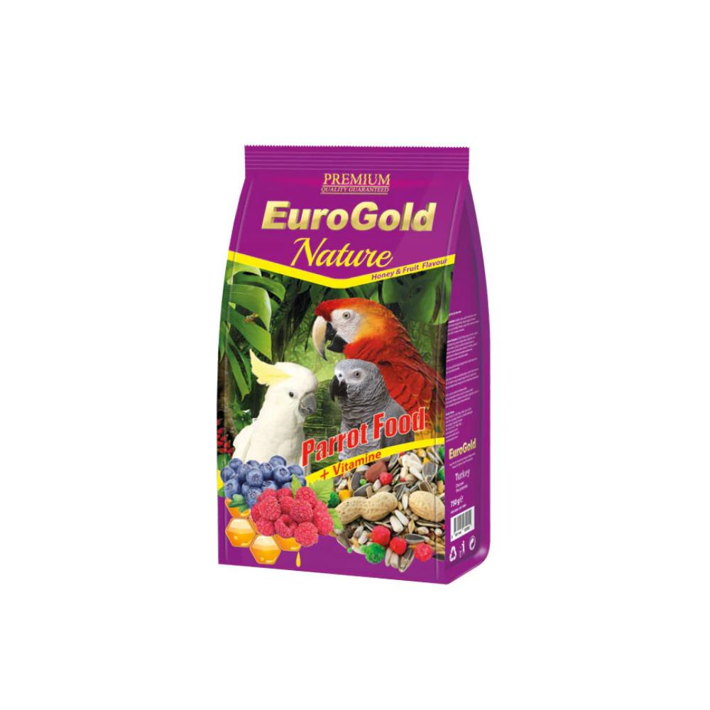 EuroGold Bal ve Meyve Aromalı Papağan Yemi 750 grEuroGold