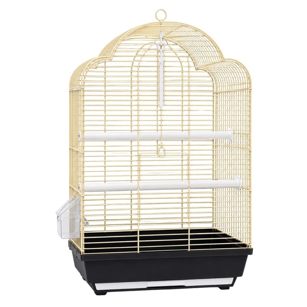 EuroGold Oval Çatılı Pirinç Kuş Kafesi 34,5 x 28 x 54,5 cm
