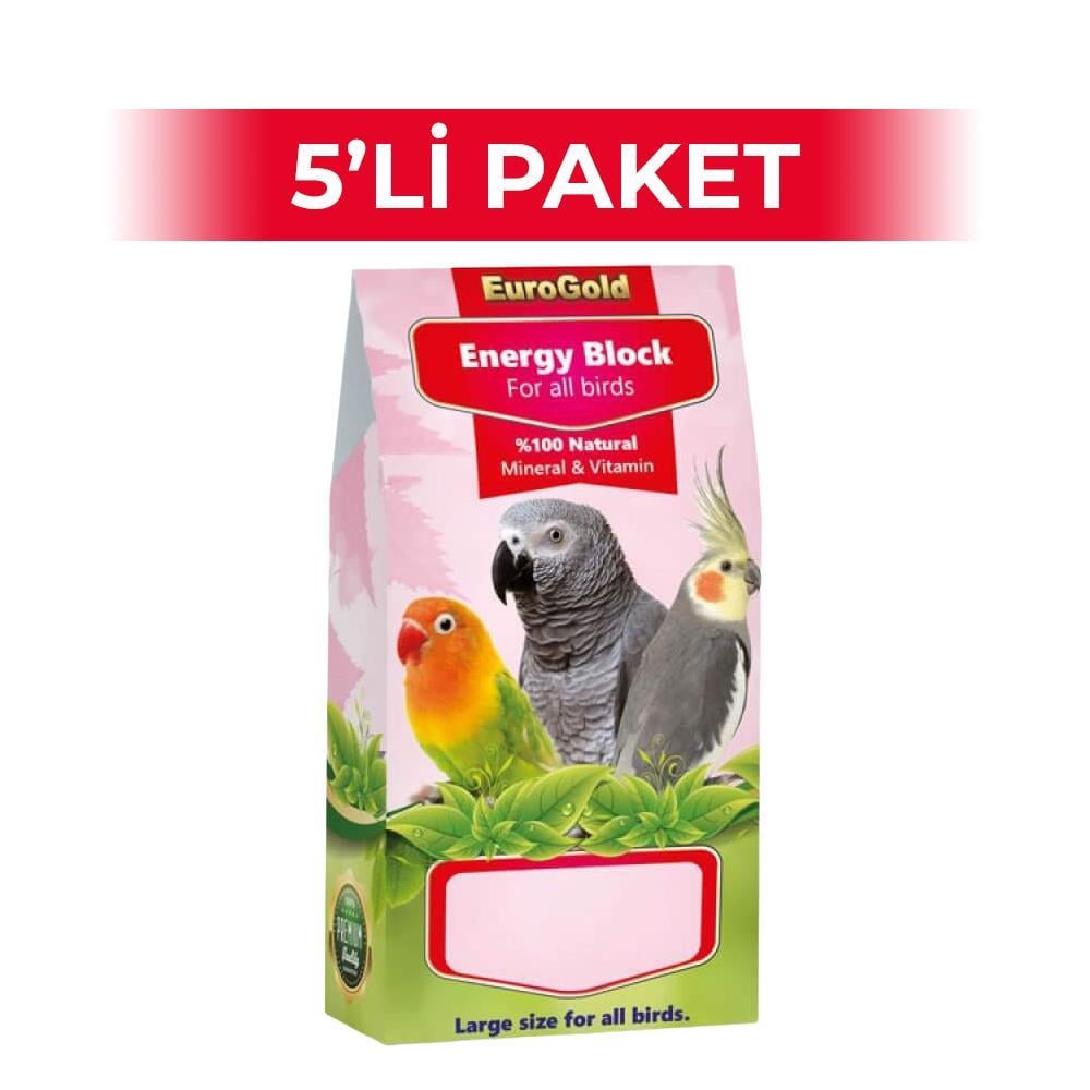 EuroGold Papağan için Enerji Bloğu L x 5 AdetEuroGold