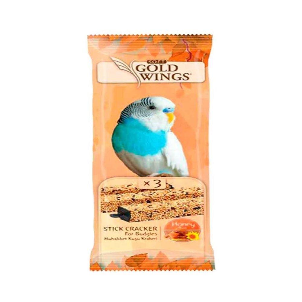 Gold Wings Ballı Muhabbet Kuşu Krakeri 3'lüGold Wings