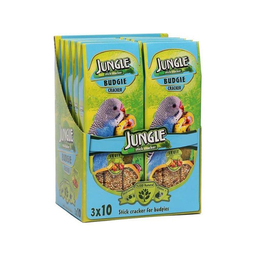 Jungle Meyveli Muhabbet Kuşu Konuşturan Kraker 3'lü x 10 AdetJungle