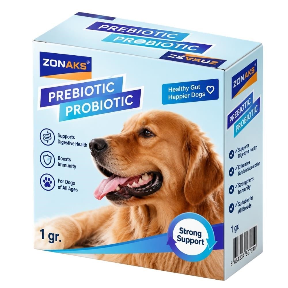 Köpek Probiyotik ve Prebiyotik Toz 1 gr x 30 Adet