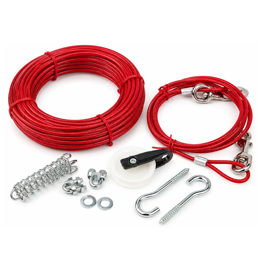 Lion Yaylı Köpek Bahçe Bağlama Halatı 6 m