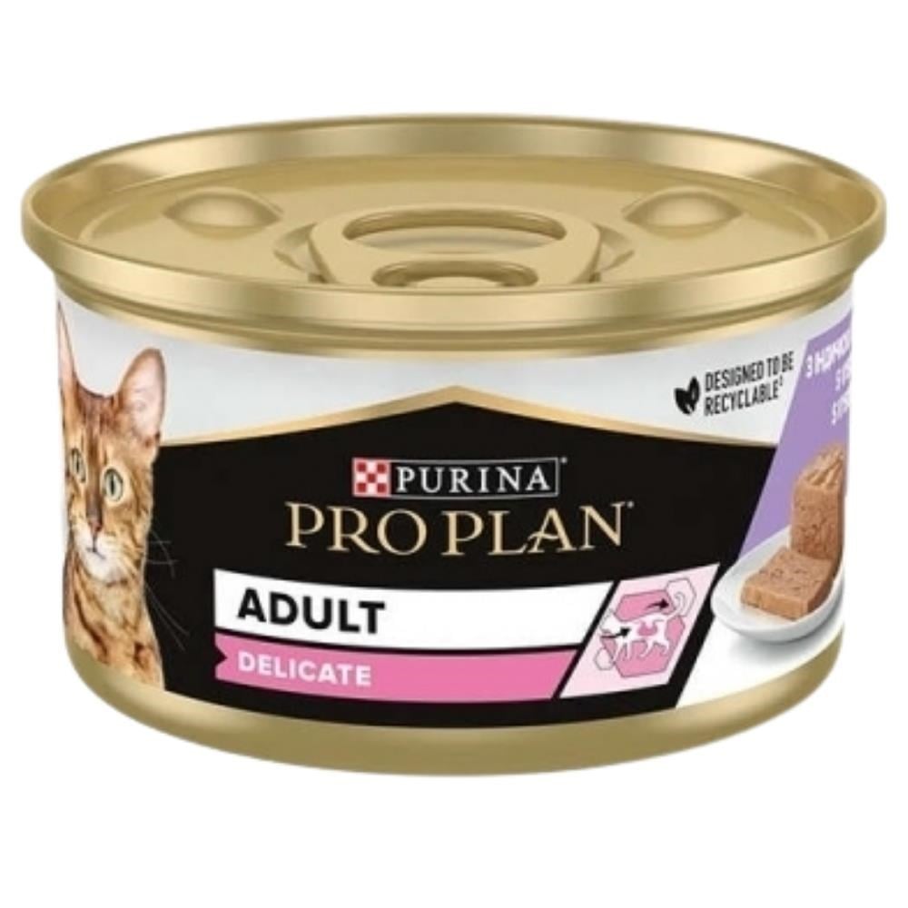 Pro Plan Delicate Hindili Ezme Yetişkin Konserve Kedi Maması 85 gr