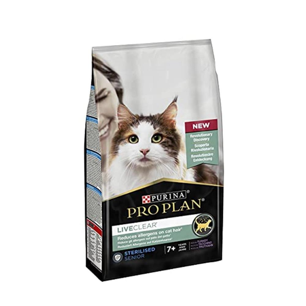 Pro Plan Liveclear 7+ Sterilised Hindili Kısırlaştırılmış Kedi Maması 1.4 kgPro Plan