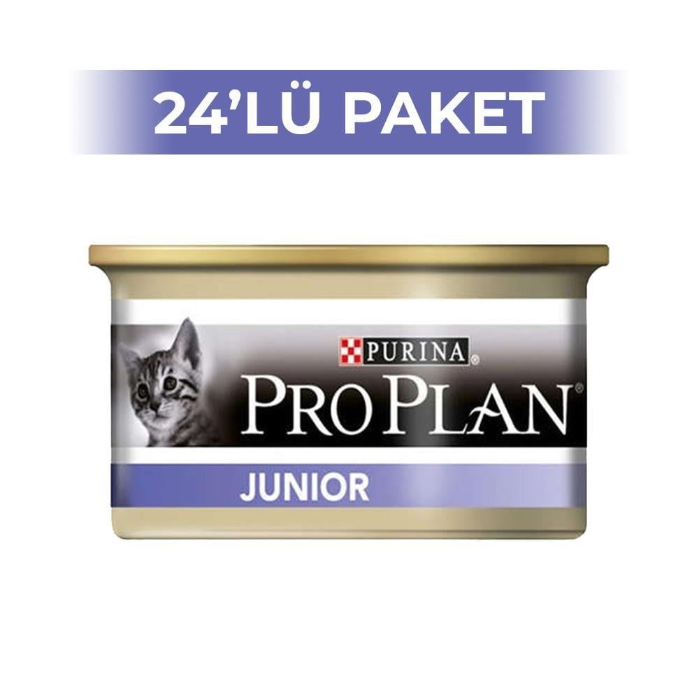 Pro Plan Tavuklu Junior Yavru Kedi Konservesi 85 gr 24 AdetPro Plan