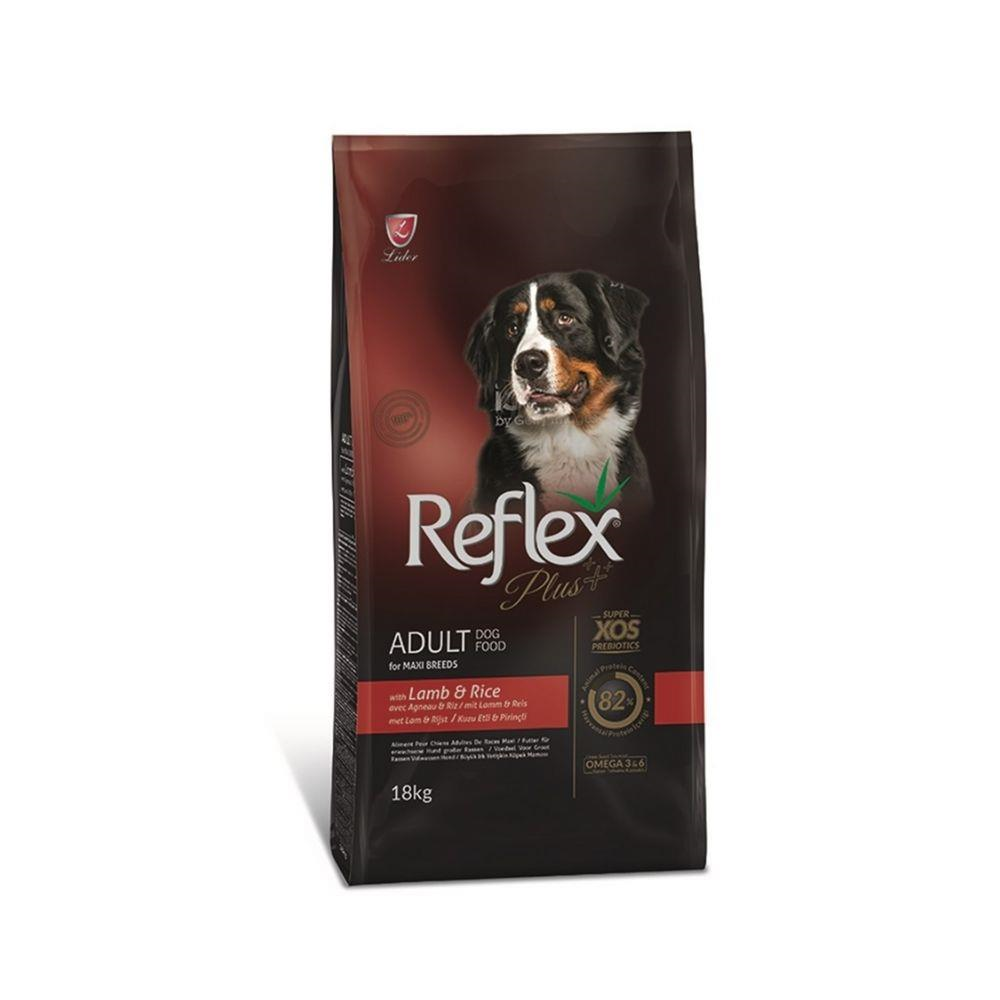 Reflex Plus Büyük Irk için Kuzulu ve Pirinçli Köpek Maması 18 kgReflex Plus