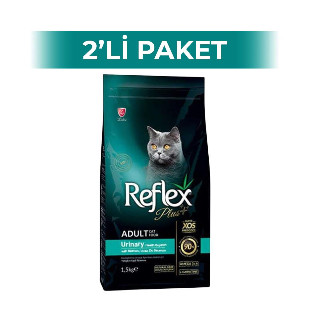 Reflex Plus Urinary Tavuklu Yetişkin Kedi Maması 1,5 kg 2 AdetReflex Plus