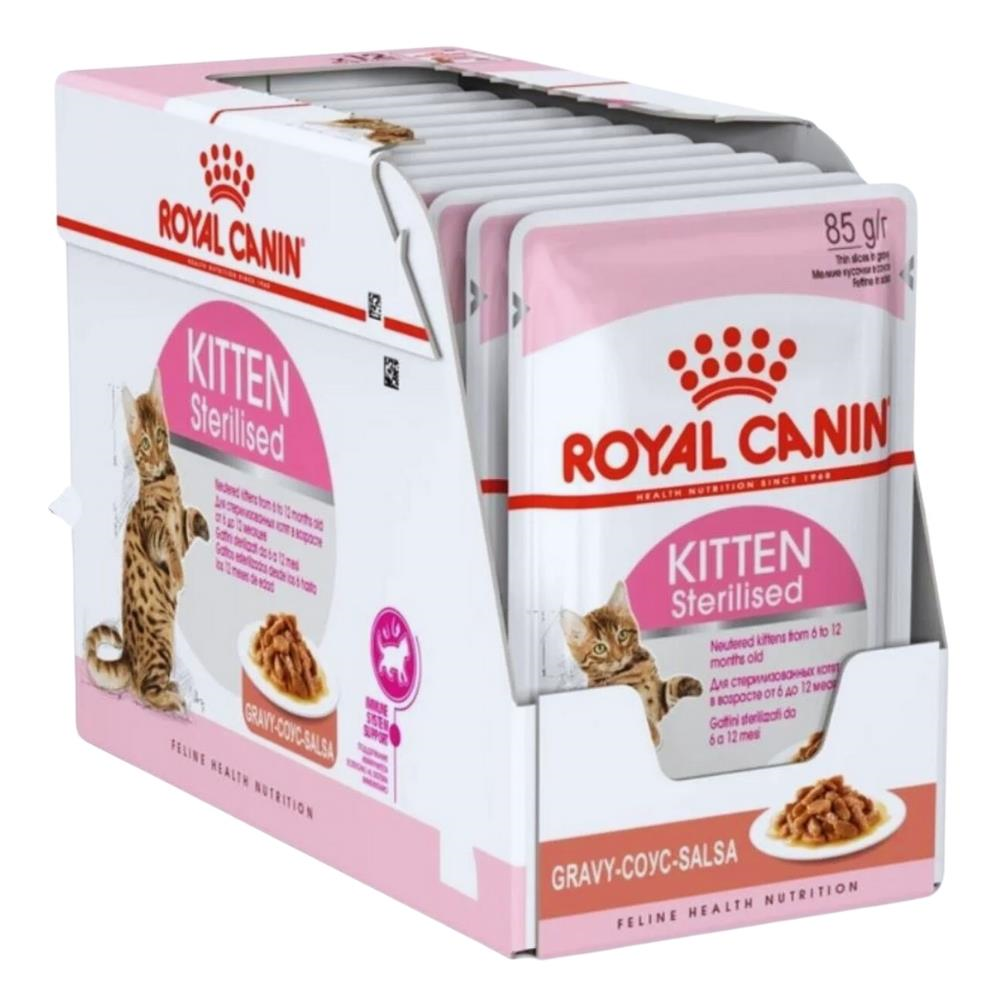 Royal Canin Kitten Sterilised Kısır Yavru Kedi Maması 85 gr 12 AdetRoyal Canin
