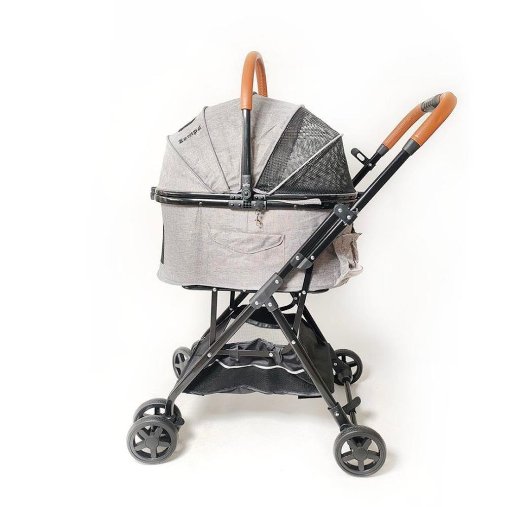 Zampa Bottas Kedi ve Köpek Arabası Gri 48x80x99 cmZampa