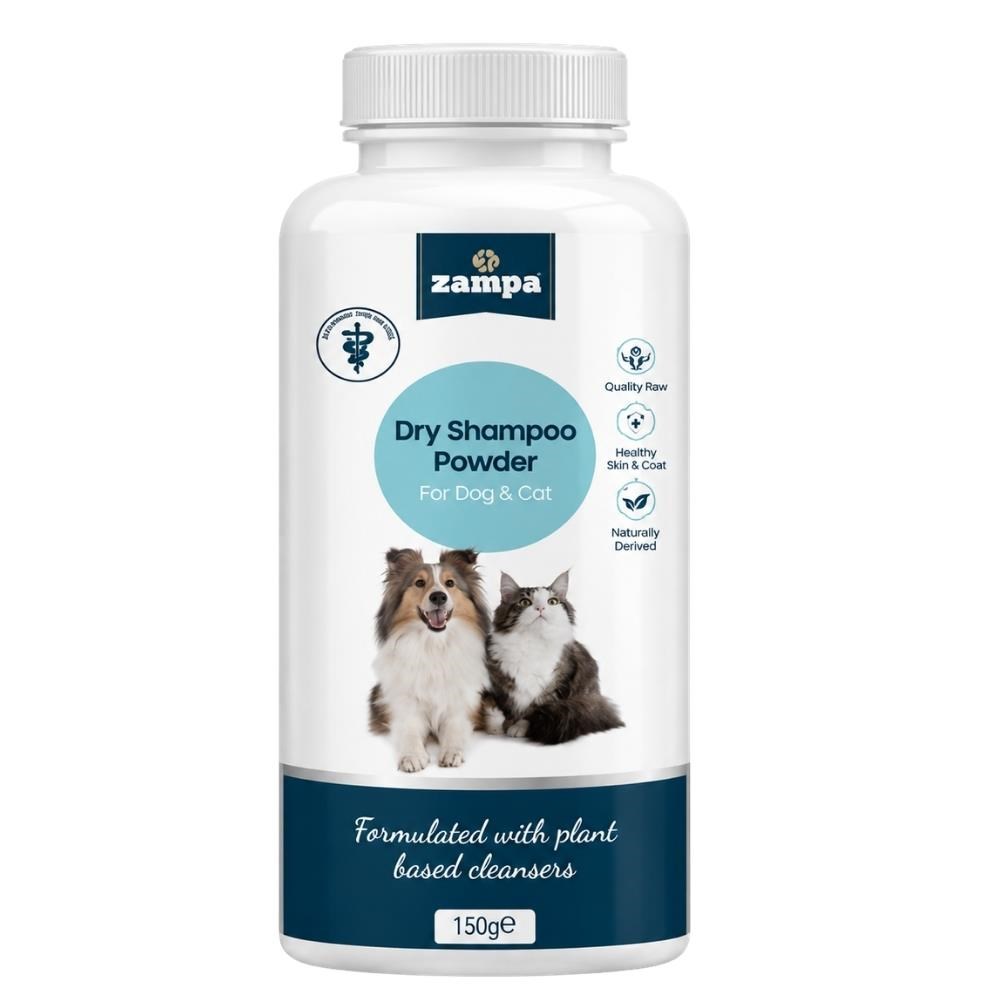 Zampa Vanilyalı Kokulu Pudra Toz Kedi Ve Köpek Şampuanı 150 gr