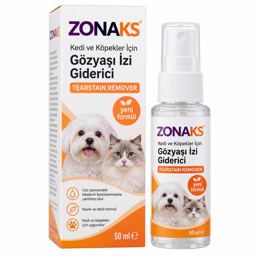 Zonaks Kedi ve Köpek Gözyaşı İzi Temizleyici 50 ml